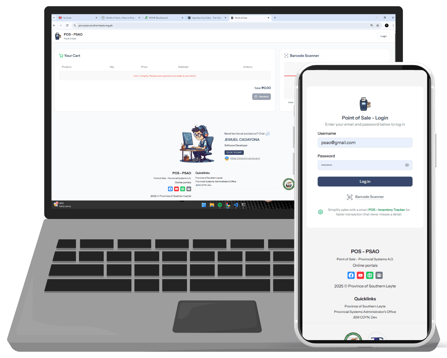 Point of Sale System - PSAO
